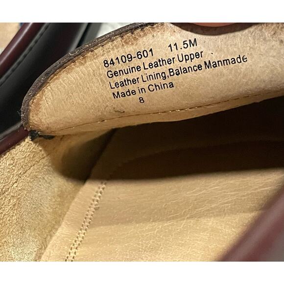 Nunn Bush Dress Shoes Men\'s Size 11.5m Brown Loafers Leather 84109-601 Slip On main image 5